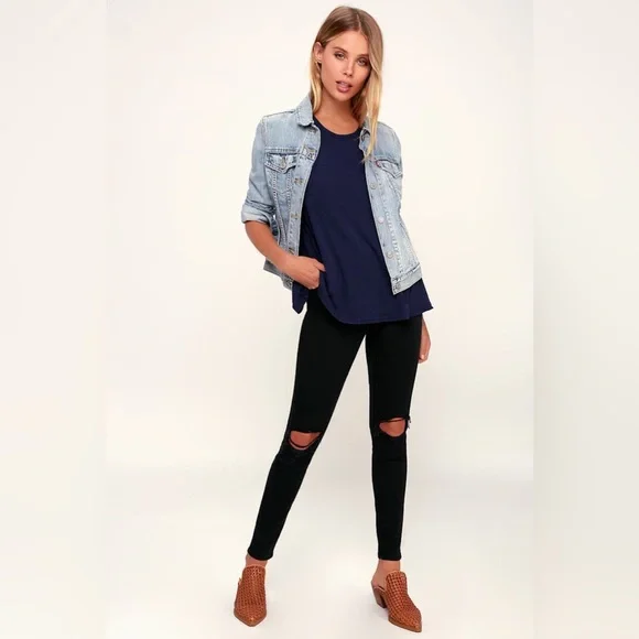 Free People Intimately Long Beach Indigo Blue Tank Top - Picture 3 of 10